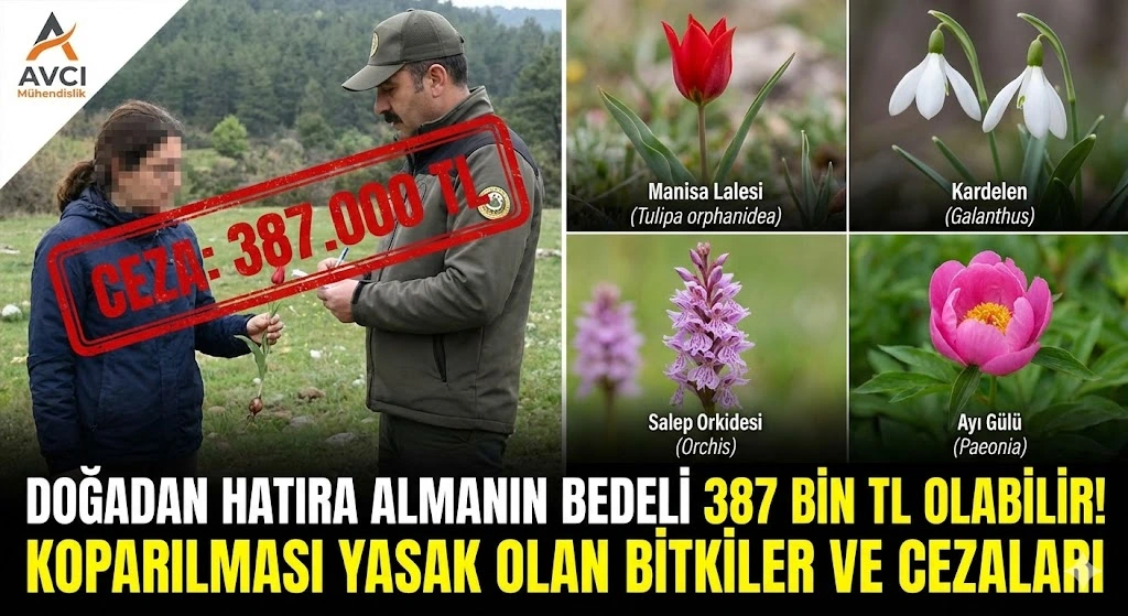 Doğadan Hatıra Almanın Bedeli 387 Bin TL Olabilir: Koparılması Yasak Olan Bitkiler ve Cezaları