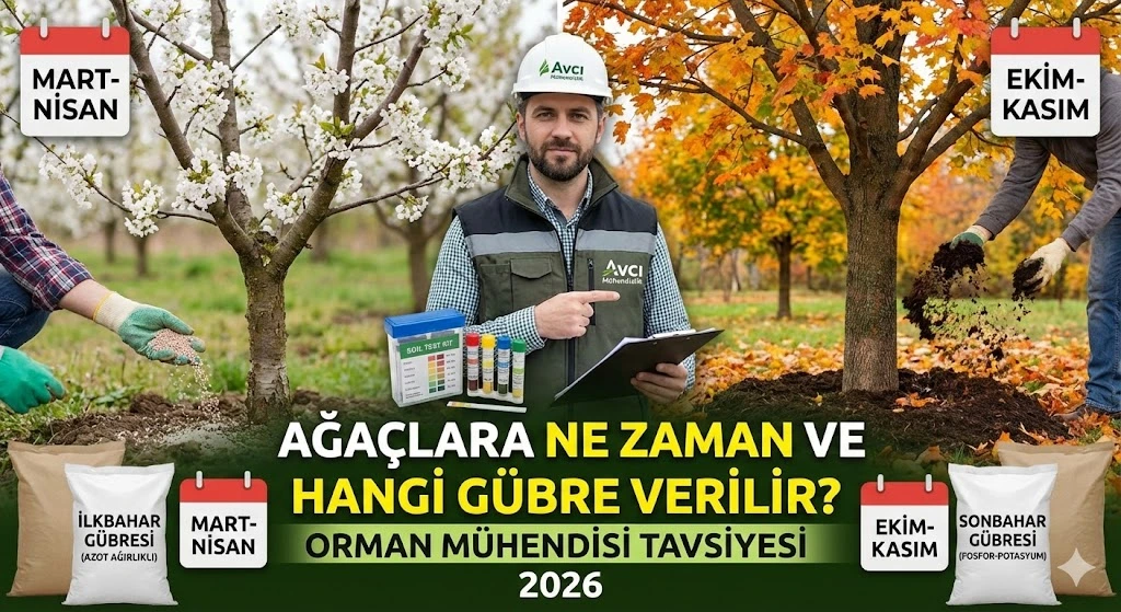 Mühendis Onaylı Ağaç Gübreleme Rehberi | En Doğru Zaman ve Yöntem